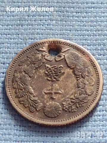 Рядка монета 10 сена 1910г. Япония Император Мейджи за КОЛЕКЦИЯ 18703, снимка 4 - Нумизматика и бонистика - 42682373