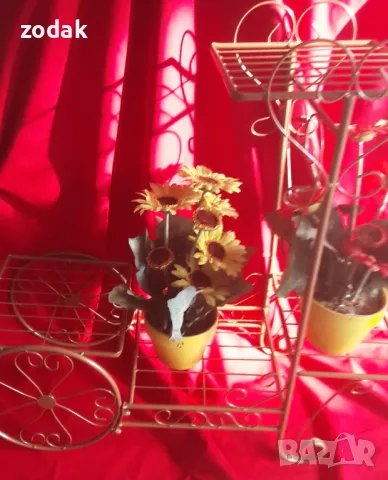  декоративен цветарник, снимка 4 - Декорация за дома - 48601583