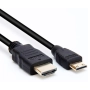 HDMI кабел, HDMI-mini HDMI, черен,100 см, снимка 1