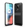 Motorola Moto E7 (2020) Карбонов удароустойчив гръб , снимка 9