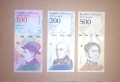 Венецуела 100 / 200 / 500 боливара 2018 UNC, снимка 1