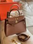 чанта Ермес Кели 25см*Hermes Kelly 25 Epsom, снимка 2
