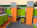 210865  детска стая легло  190/85 см + двукрилен детски MDF МДФ гардероб цена 344 евро  -235см висок, снимка 5