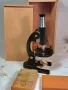 стар български микроскоп МУ-4    24/2, снимка 1