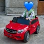 Детски акумулаторен червен джип Mercedes, снимка 1