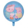 Пепа Пиг peppa pig семейство кръгъл фолио фолиев балон хелий и въздух парти рожден ден, снимка 1 - Други - 34399238
