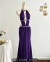 Лилава дълга рокля, снимка 2