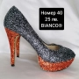 Разнообразие от празнични дамски обувки на ток номер 40, снимка 1
