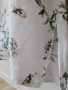 Бяла рокля или туника лен на цветя , снимка 5
