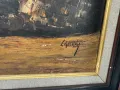 Стара маслена картина, снимка 5