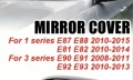 Чисто нови огледала Батман за БМВ серия 3,серия 1, снимка 3