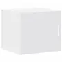 vidaXL Тесен шкаф за съхранение, бял, 45x42,5x225 см, инженерно дърво, снимка 5