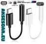 Преходник от USB Тип C към 3,5 мм AUX жак адаптер за слушалки Usb-C към 3 5 мм жак HiFi аудио jack, снимка 15