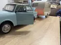 Метален модел на Трабант 601 deluxe мащаб 1:8, снимка 4