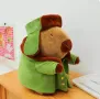 Плюшена играчка Капибара с Раница Костенурка или Плюшена Капибара с дрехи, снимка 2