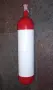 Продавам - 1 брой метална бутилка - 7L - 200 BAR - АТМОСФЕРИ работно налягане, снимка 1