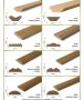 Перваз дървен ( лайсна с орнаменти ) № 20 Размер: 40 мм Х 12 мм / 2 метра, снимка 2