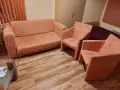 Холна гарнитура - разтегателен диван и два фотьойла, снимка 1