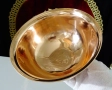 Датска бронзова салатиера,купа,фруктиера. , снимка 3