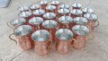 Медни чаши за айрян, снимка 1 - Чаши - 32184751