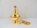 Нова малка бронзова кандилница , снимка 7
