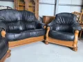 Комплект дивани - Естествена кожа, снимка 5