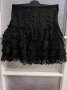 Дамска черна официална поличка с харбали H&M размер S 36 цена 10 лв., снимка 1 - Поли - 42634907