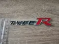Honda Type R емблема черно с червено, снимка 3