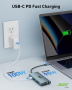 Acer USB C хъб с 4k HDMI, 9-в-1 USB C към Ethernet адаптер, 5Gbps USB-A 3.1 докинг станция, PD 100W, снимка 9