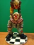 Стара Статуетка на Два Клоуна от Полиризин Valentino/Италия, снимка 2