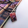 Мини книжки с корици от Хари Потър - колие или обеци, снимка 2
