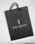 Yves Saint Laurent Нова Черна Хартиена Торбичка , снимка 2