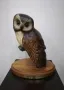 Дървена скулптура на бухал., снимка 8