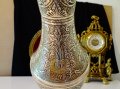 Бронзова ваза 36 см.,клетъчен емайл. , снимка 7