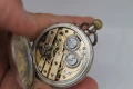 Швейцарски джобен сребърен часовник , снимка 9