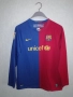 Barcelona Messi Home 2008 2009 Nike Long Sleeve Барселона Меси оригинална тениска фланелка L/S екип , снимка 2