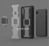 Huawei Y6s Удароустойчив гръб с метален пръстен , снимка 3