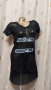 F&8 L/XL Черна рокля мрежа , снимка 1 - Рокли - 44756175