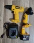 Dewalt винтоверт батерия зарядно плюс фенер, снимка 1