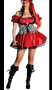 Карнавална пиратска рокля от сатен и дантела със забележка S, снимка 9
