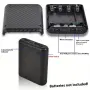 DIY Кутия за Външна Батерия (Power Bank) за 4 броя батерии 18650 – Карбонов дизайн, снимка 1