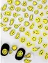 84 Еможи Емотикон Смайли Emotion Emoji Smile лист татос ваденки водни стикери нокти маникюр слайдери, снимка 2