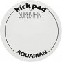 Лепенка за барабан Aquarian kick pad super thin бяла