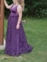 Официална лилава рокля, снимка 1
