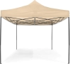 Луксозна шатра KraftWorld 3×4.5 м – премиум бежово платнище, сгъваема конструкция, снимка 10