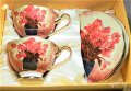 Луксозни чаши костен порцелан за чай и кафе в кутия за подарък, снимка 15