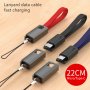 Мултифункционален ключодържател и USB кабел за бързо зареждане към USB Type C и Micro НАЛИЧНО!!!, снимка 1 - USB кабели - 31530648