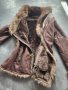 Дамско кафяво палто, кожухче, размер С , снимка 1 - Палта, манта - 42896490