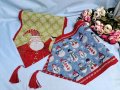 Неупотребявани нови коледни тишлайфери - жакард. Размер 180/35 см. , снимка 1