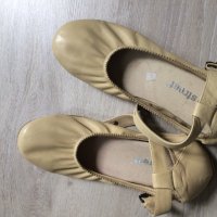 Чисто нови балеринки - естественна кожа., снимка 1 - Дамски ежедневни обувки - 37122179